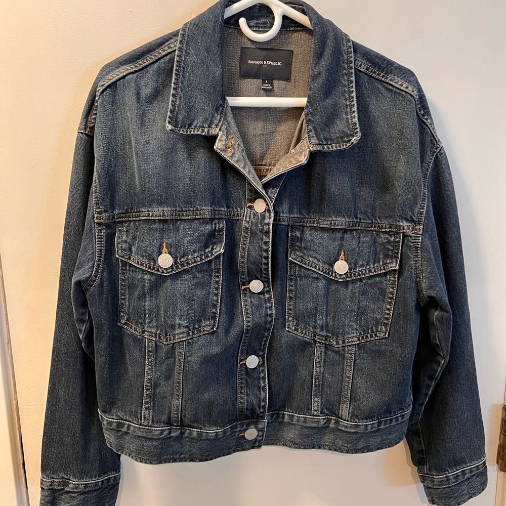 Banana Republic Classic Blue Jean Jacket